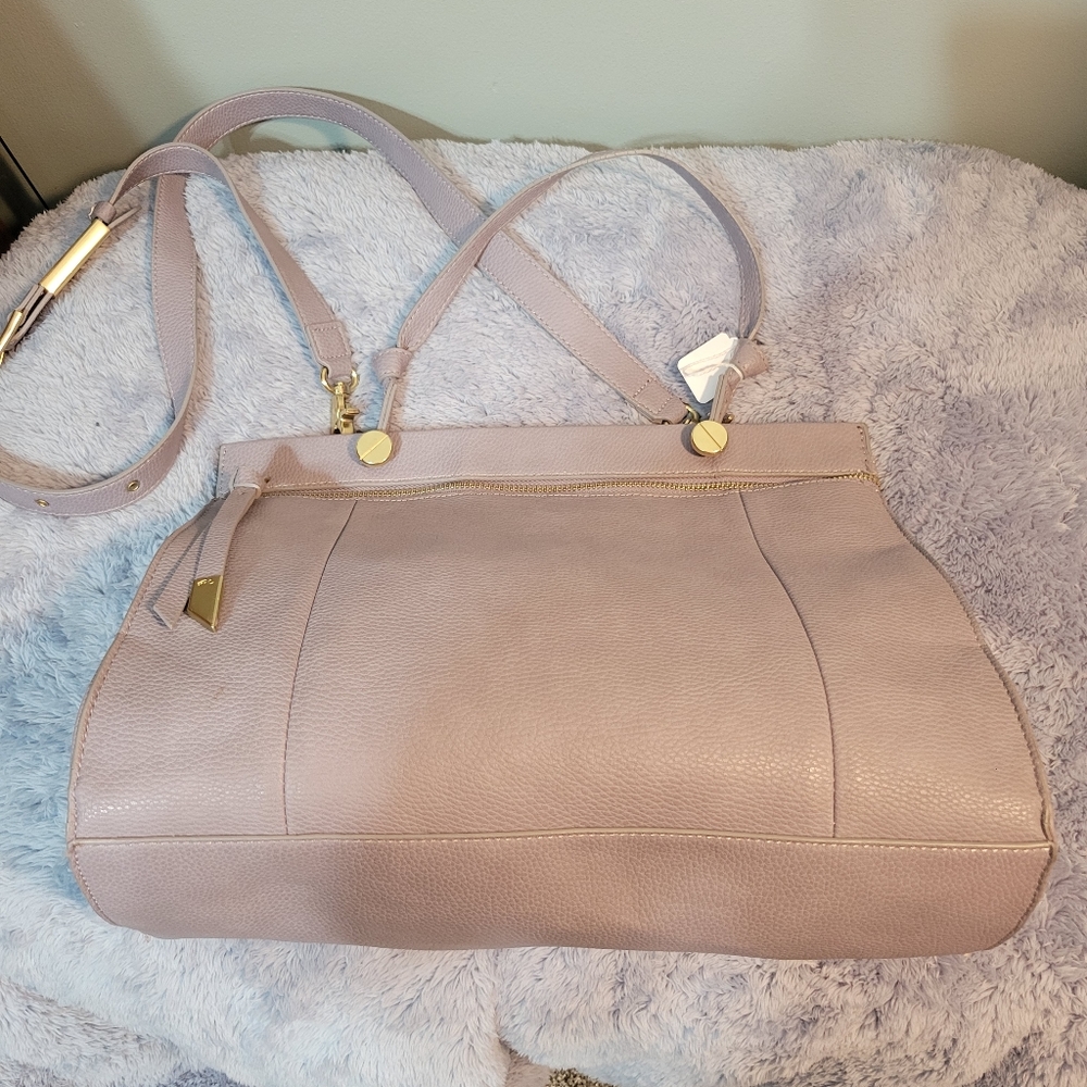 Foley and Corinna Satchel, pale purple, one size